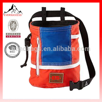 Escalade sac de craie avec ceinture et poche zippée pour l&#39;escalade, gymnastique, haltérophilie-HCC0001